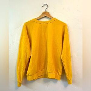 Jungmaven, sun yellow, bonfire sweatshirt